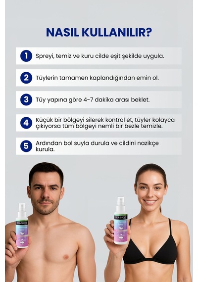 Unisex Tüy Dökücü Sprey 100 Ml