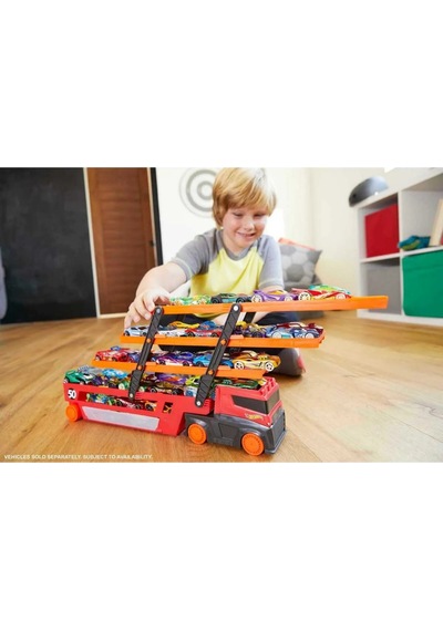 Hot Wheels Mega Tır - Mavi Su Dünyası Çok Renkli