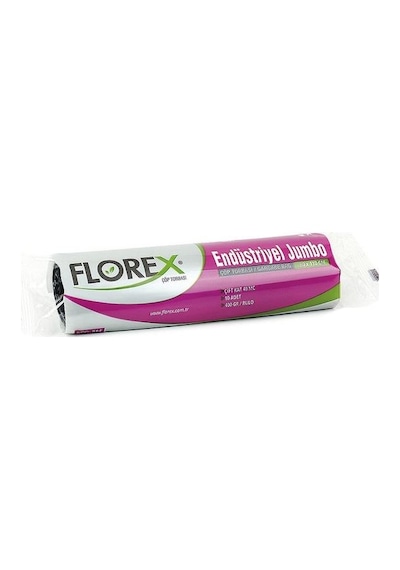 Florex Endüstriyel Jumbo Boy Çöp Torbası 20 Adet Mavi 80 x 110 CM