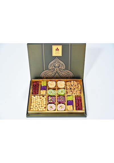 Tadım Dünyası Lüx Karışık Hediyelik Kuruyemiş & Lokum 850 Gr 102
