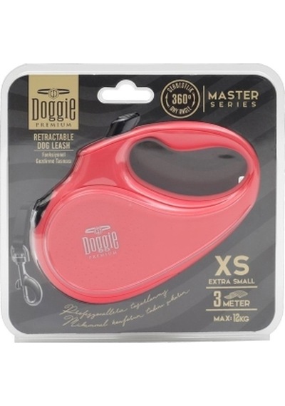 Doggie  Otomatik Köpek Tasması Master Seri Xs Pink Pembe