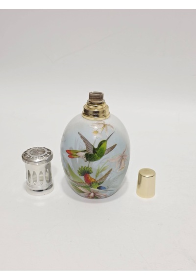 Berger Kuş Desenli Limoges Porselen Oda Kokuluğu 16x9x9cm Model 1