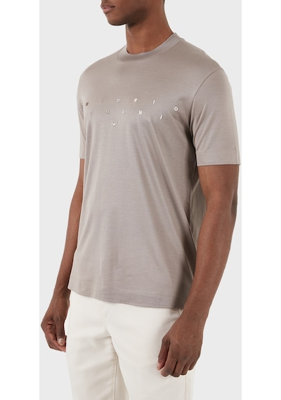 Emporio Armani Erkek T Shirt 3d1ta2 1juvz 06h3 Kahve Kahverengi