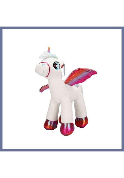 Bezos 1004742 Peluş Kanatlı 42cm Dlra Çok Renkli