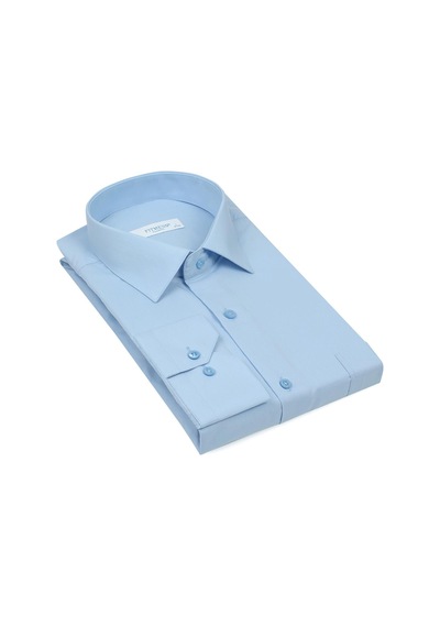 Klasik Uzun Kol Terry Cotton Hediye Kutulu Erkek Gömlek Fs-001367 - Mavi-1459 MAVİ