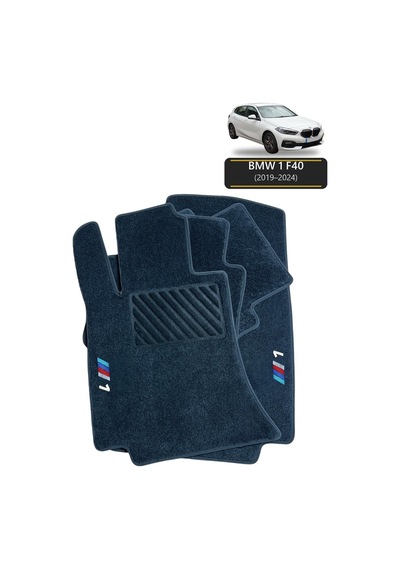 Oto Halı Paspas Seti Bmw 1 F40 2019 2024 Uyumlu Sport Kaymaz & Şık Tasarım - Harf Yazılı