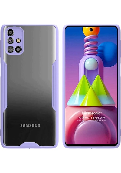 Microsonic Samsung Galaxy Uyumlu M51 Kılıf Paradise Glow