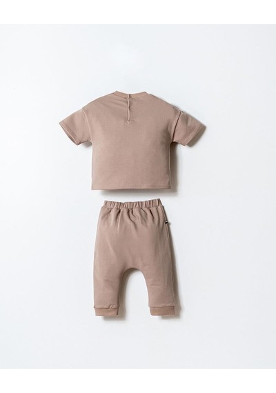 U.S. Polo Assn. U.s. Polo Assn Erkek Bebek 2 Li T-şhirt Takım Kum-2263 Kum