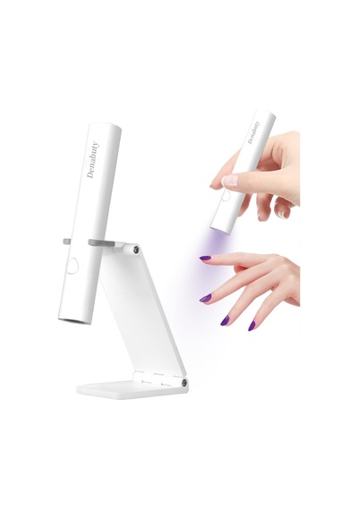 Jel Çiviler İçin Uv Işığı, Mini Uv Led Tırnak Lambası, El Standlı, Taşınabilir Tırnak Kurutucu, Şarj Edile