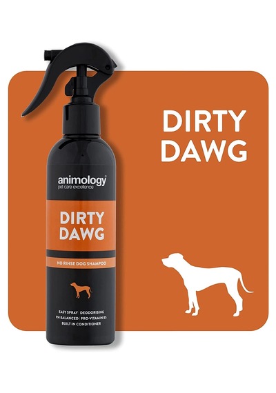 Animology Dirty Dawg Durulama Gerektirmeyen Sprey Köpek Şampuanı 250 Ml