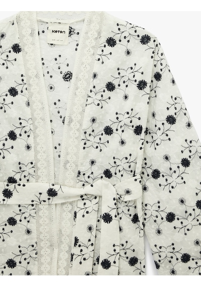 Koton Pamuklu Uzun Kollu Kemerli Desenli Brodeli Kimono Ceket Lacivert Desenli 6sak50016pw Koton Pamuklu Uzun Kollu Kemerli Desenli Brodeli Kimono Ceket Lacivert Desenli 6sak50016pw