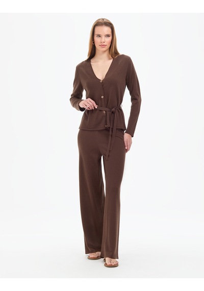 Pierre Cardin Kadın Kahverengi Hırka Triko 50324028-vr029