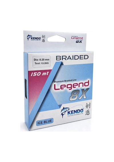 Kendo Legend X8 300m Ice Blue Örgü İp 0,12 Mm Misina