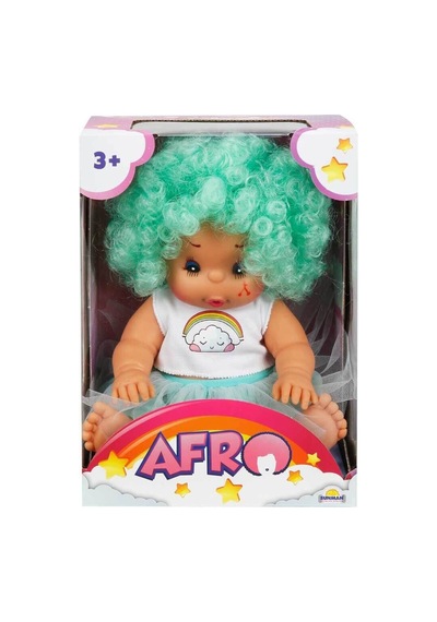 20040 Afro Kıvırcık Saçlı Bebek 23 Cm -sunman 10pcs Mixed