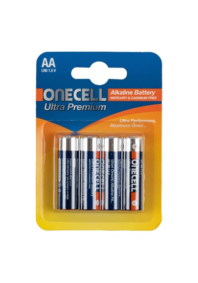 Ultra Premium Alkalin 1,5 V. 4'lü Aa Boy Pil