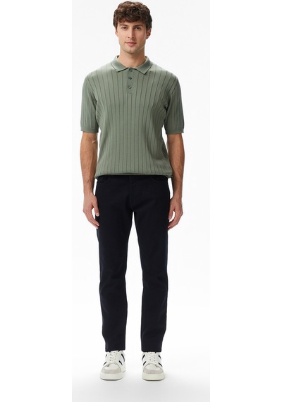 Nautica Erkek Mavi Classic Fit Kazak Düz S57307t Mavi