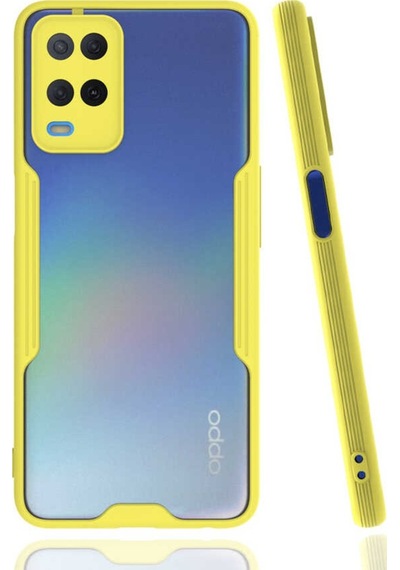 Oppo A54 4G Kılıf Zore Parfe Kenarları Pastel Renk Silikon Kılıf
