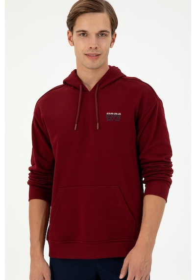 U.s. Polo Assn. Erkek Bordo Sweatshirt 50293442-vr014 Bordo