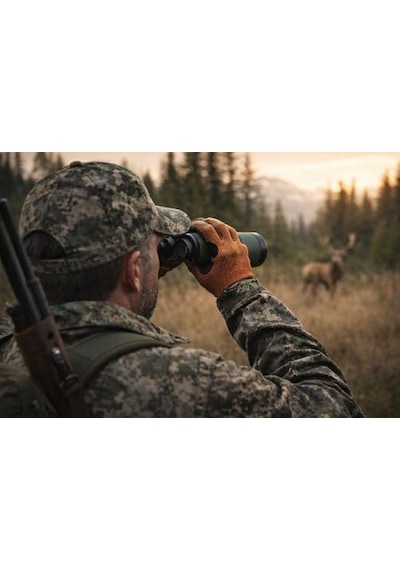 Aksu Hasuba Dürbün 280x280 168ft At 1000yds Coated Optic Cantalı Haki Renk 1ad