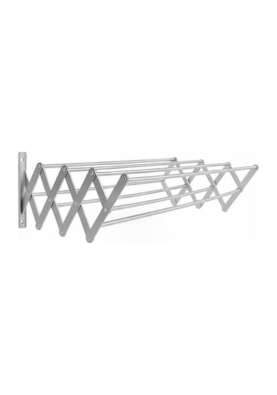 100cm X 9 Gözlü Akordiyon Tipi Çamaşır Kurutma Askısı  Alüminyum Çok Renkli