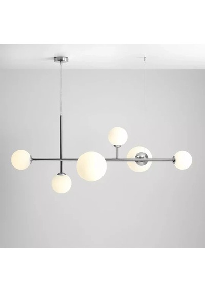 Dioris Camlı Sıralı Avize Ra-avz- 3092-81-47 Krom
