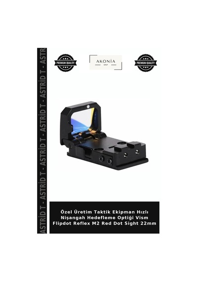 Özel Üretim Taktik Ekipman Hızlı Nişangah Hedefleme Optiği Vism Flipdot Reflex M2 Red Dot Sight 22mm