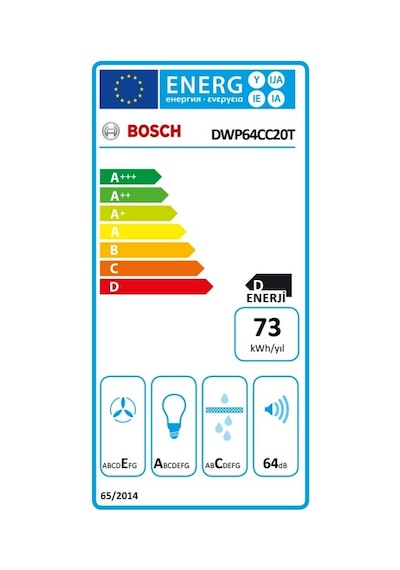Bosch DWP64CC20T 60 CM Duvar Tipi Davlumbaz