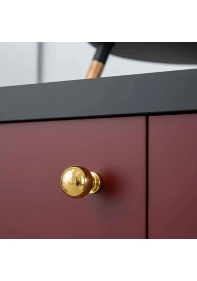 System Düğme Mobilya Kulbu Gold Renk 26mm Kulp Sy1465 0026 Gl Çok Renkli