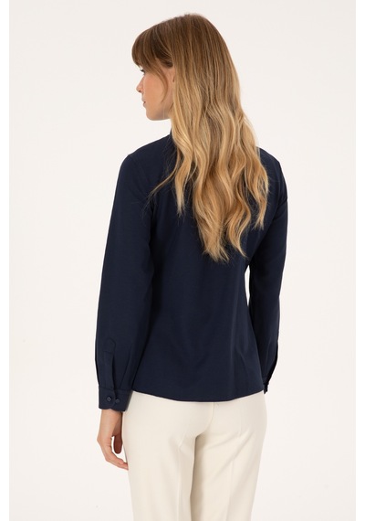 U.s. Polo Assn. Kadın Lacivert Gömlek Basic 50308043-vr033 Lacivert
