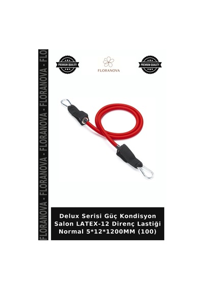 Delux Serisi Güç Kondisyon Salon Latex-12 Direnç Lastiği Normal 5 12 1200mm 100 Çok Renkli