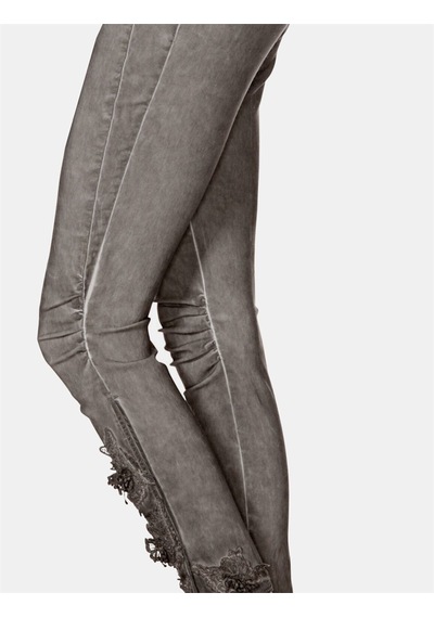 BULALGİY Kadın Vizon Skinny Dantel Pantolon - BGA653079