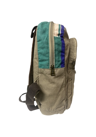 Old Cotton Cargo Kaliteli Renkli Vintage Salaş Disayn Günlük Sırt Gezi Okul Seyahat Çantası 28 Cm X 37 Cm Gri