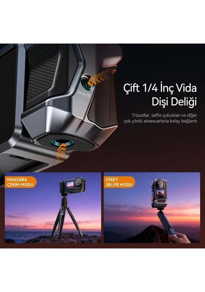 Djı Osmo Action 3/4/5 Pro İle Uyumlu Quick Release Cage Dj5