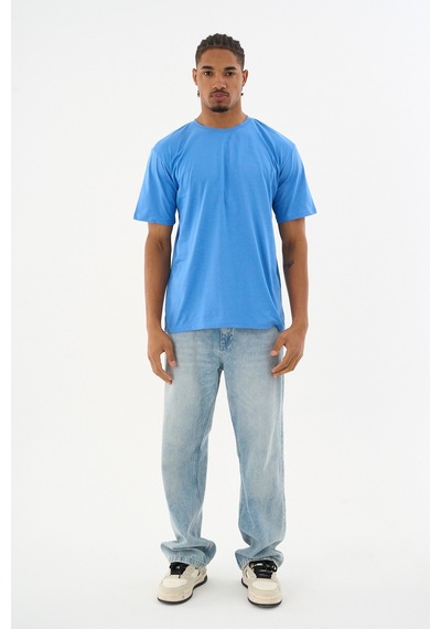 Dechers Erkek %100 Organik Pamuklu Yumuşak Dokulu Comfort Fit Bisiklet Yakalı T-shirt E222 Koyu Mavi Dechers Erkek %100 Organik Pamuklu Yumuşak Dokulu Comfort Fit Bisiklet Yakalı T-shirt E222 Koyu Mavi