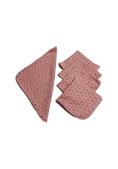 5 Adet Origami Kuğu Desen Müslin Bebek Ağız Bezi