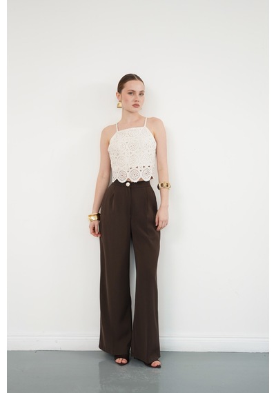 Verymoda Güpür Askılı Büstiyer D2368 Ham