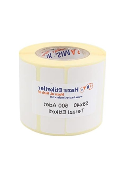 Eko Termal Terazi Etiketi - 58mm X 40mm - 500 Adet Ruloda 10