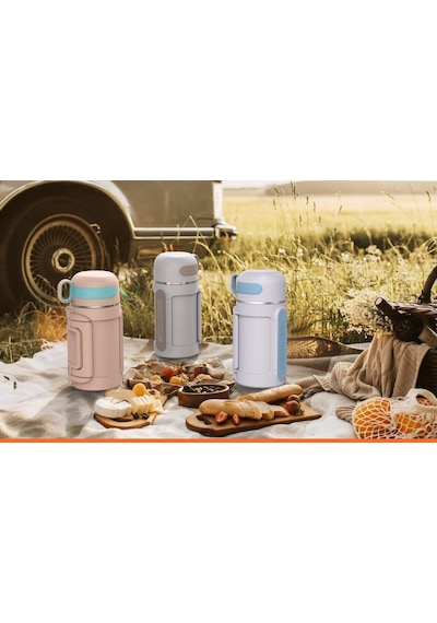 Tkk Çelik Sport Termos 1000Ml Mor