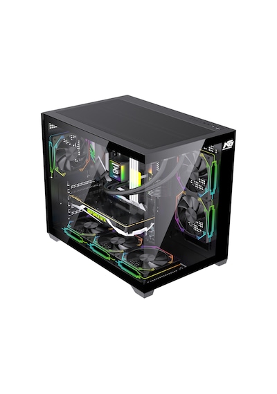 Orion Cube Xl 6x Argb Fan Kumanda Ve Kontrolcü M-atx Boş Bilgisayar Kasası Siyah