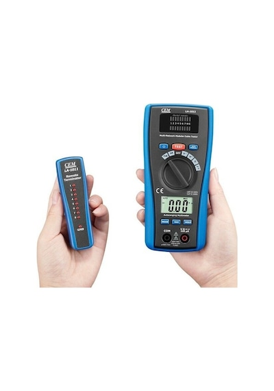 Cem LA-1011 Lan Kablosu Test Cihazı ve Multimetre