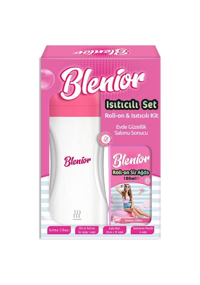 Blenior Isıtıcılı Roll-On Ağda Makine Seti