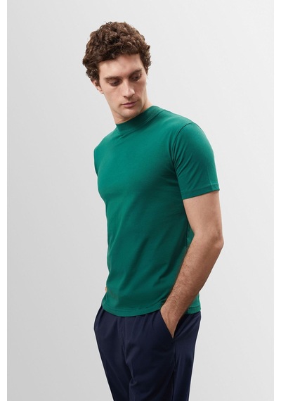 Antioch Slim Fit Basic T-shirt Yeşil
