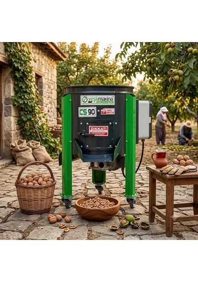 Yeşil Makina Cs 90-d Devir Ayarlı Ceviz Soyma Makinesi