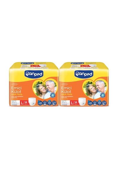 Canped Emici Külot Pants Hasta Yetişkin Bezi L - Büyük - 28 Adet L