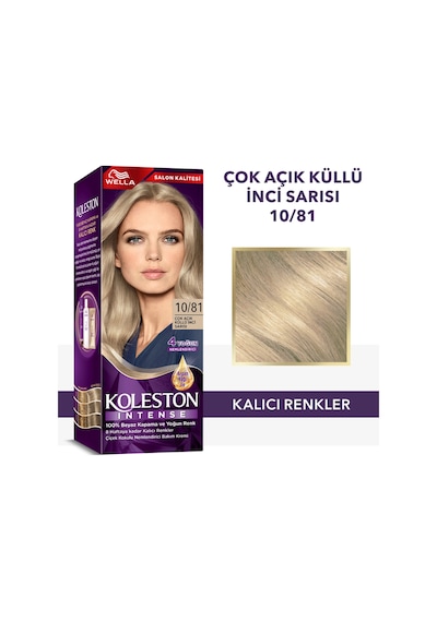Koleston Intense Saç Boyası 10/81 Çok Açık Küllü İnci Sarısı