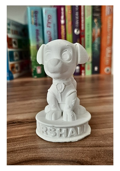 Paw Patrol Skye, Marshall, Rubble Ve Chase Pati Devriye Beton Biblo Çocuk Boyama Etkinliği