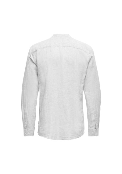 Solid Linen Noos Erkek Beyaz Gömlek 22019173-w Beyaz