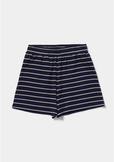 Colin's Colins Regular Fit Orta Bel Çizgili Kadın Lacivert Şort Cl1078836 Q1.v1 Nav