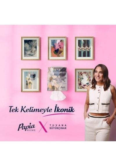 Asmalı Kağıt Havlu Pratik Kullanım İçin Açık Gri