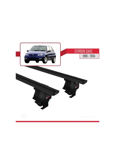 Citroen Saxo 1996-2004 Arası İle Uyumlu Ace-4 Ara Atkı Tavan Barı Siyah